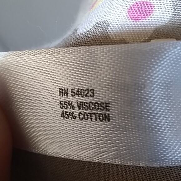 Gap floral sleeveless blouse w/ ruffles Small - Picture 4 of 6